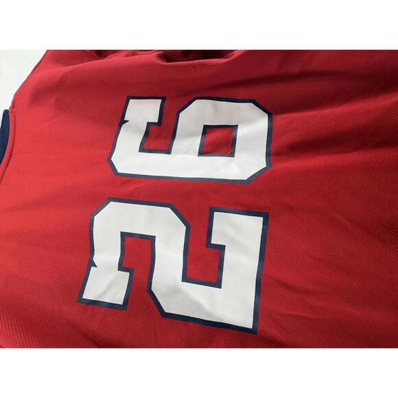 Washington Nationals Red Baseball Jersey Shirt #26 Nunez Size Small Polyester - Picture 5 of 6